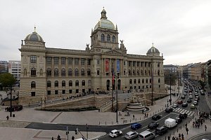 Zrekonstruovaná historická budova Národního muzea v Praze