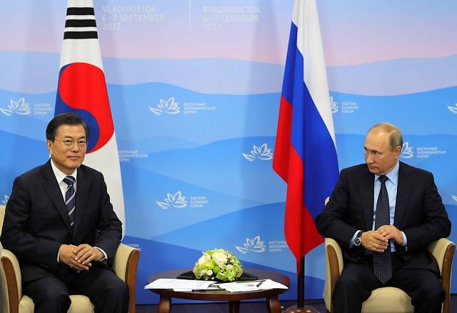 Schůzka ruského a jihokorejského prezidenta