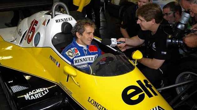 Alain Prost bude znovu propagovat značku Renault.