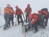 smrt českých skialpinistů v Nízkých Tatrách; zásah Horské služby