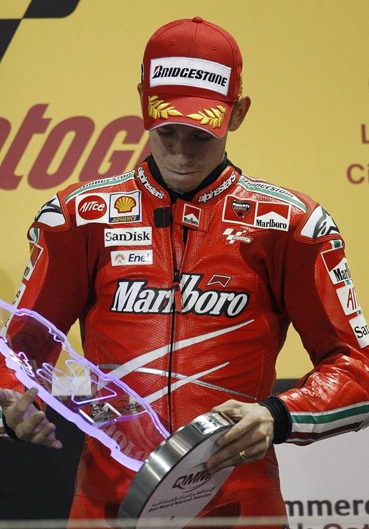 Velkou cenu Kataru v třídě MotoGP vyhrál Casey Stoner.