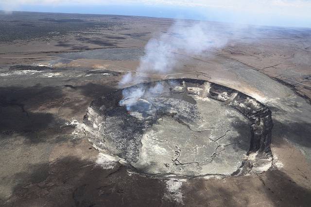 Erupce sopky Kilauea na Havaji.