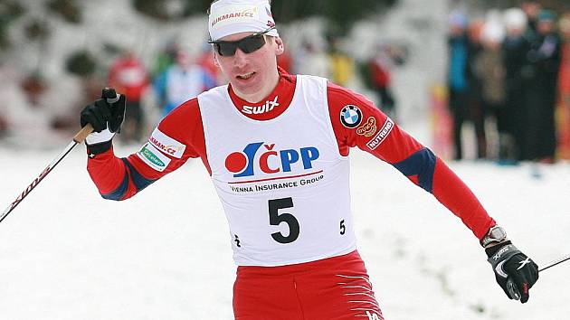 Český běžec na lyžích Lukáš Bauer.