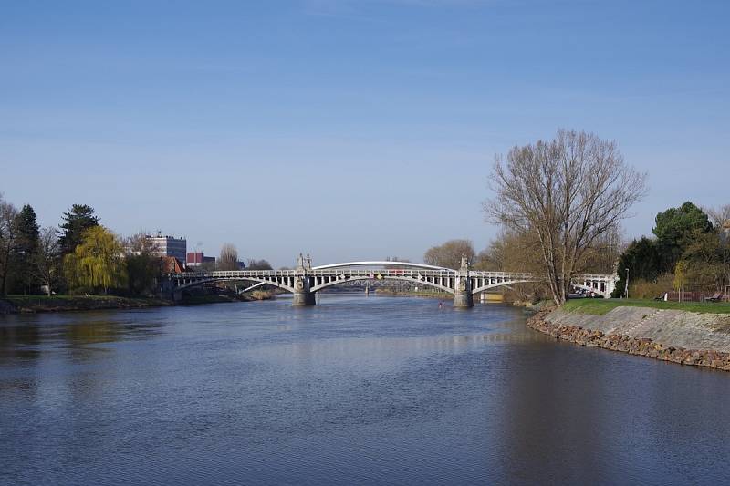 Pohled na historický most.