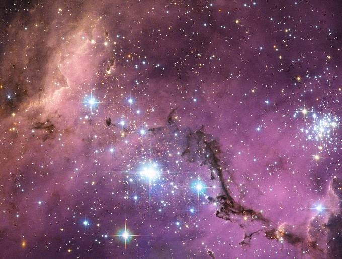 Velký Magellanův oblak zachycený Hubbleovým vesmírným dalekohledem.