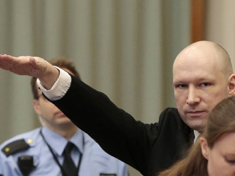 Extrémista a vrah Anders Breivik. 