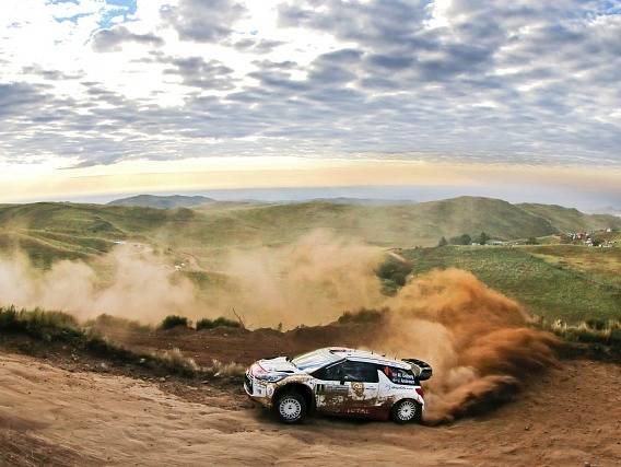 Chris Meeke na Argentinské rallye