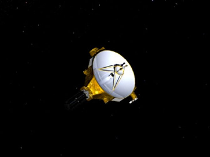 Umělecké vyobrazení sondy New Horizons.