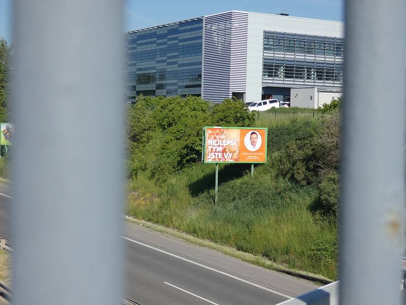 Billboardová kampaň Vladimíra Šmicera, Praha-Stodůlky