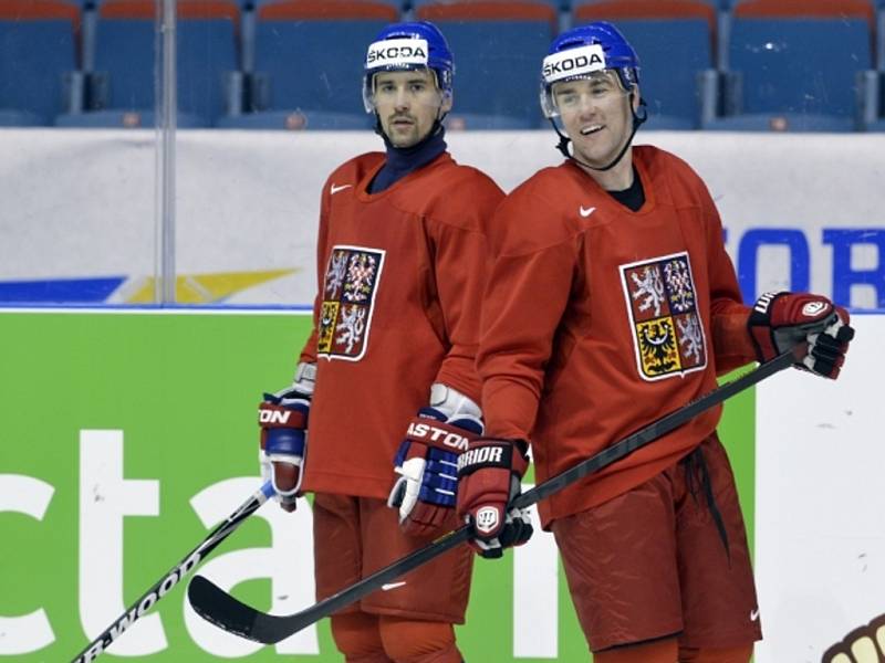 K českému týmu se už připojily dvě posily z NHL Tomáš Plekanec (vlevo) a Marek Židlický.