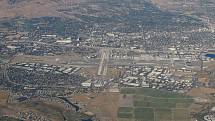 Letiště Reno/Tahoe International Airport, v jehož blízkosti došlo ke katastrofě