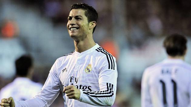 Cristiano Ronaldo slaví gól do sítě Eibaru