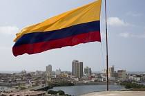 Kolumbijská vlajka. Ilustrační foto