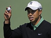 Tiger Woods na turnaji Masters v Augustě.