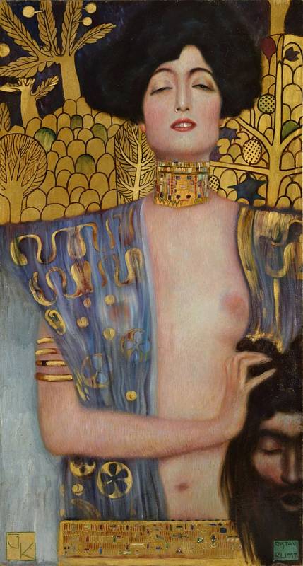 Ostravská Judita Gustava Klimta byla pojata jako femme fatale a patří mezi autorova nejslavnější díla