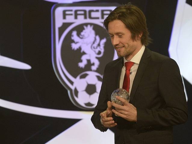 Fotbalista roku 2014: Tomáš Rosický byl třetí