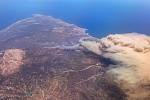 Lesní požár na ostrově Rhodos