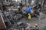 Takto vypadá většina zničených měst na Ukrajině po napadení Ruskem. Ilustrační foto.
