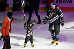 Alexandr Ovečkin se synem Sergejem během Utkání hvězd NHL