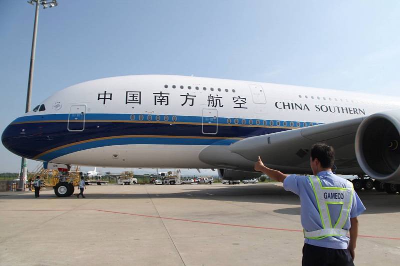 Airbus A380 společnosti China Southern Airlines