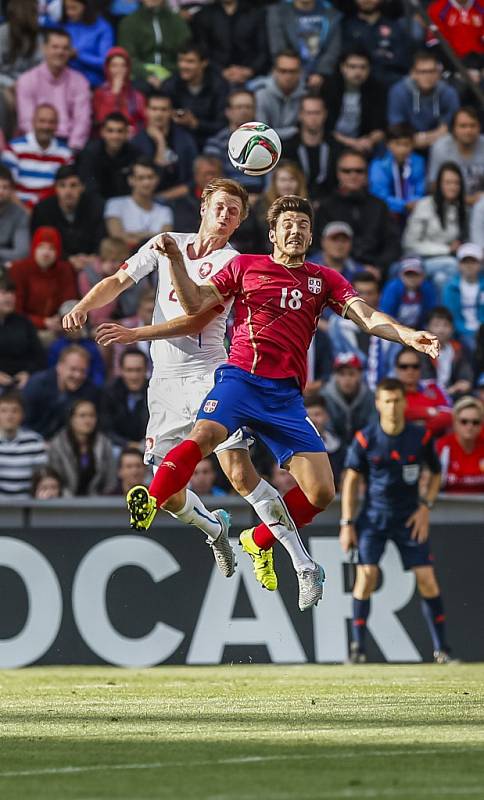 Česko "21" vs. Srbsko "21": Tomáš Kalas v hlavičkovém souboji