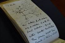 Zápisník Charlese Darwina.