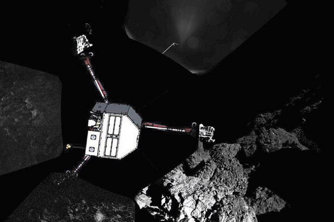 Průlom ve zkoumání vesmíru znamenalo přistání evropského vesmírného modulu Philae na povrchu komety 67P-Čurjumov/Gerasimenko.