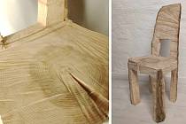 Miroslav Havran - výroba unikátní židle z jednoho kusu jasanu