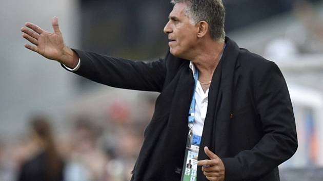 Trenér Carlos Queiroz.