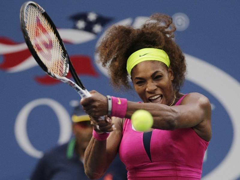 Serena Williamsová v semifinále US Open.