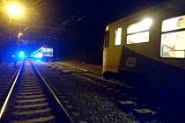 Expres projel za Plzní na červenou a zastavil 34 metrů od vlaku