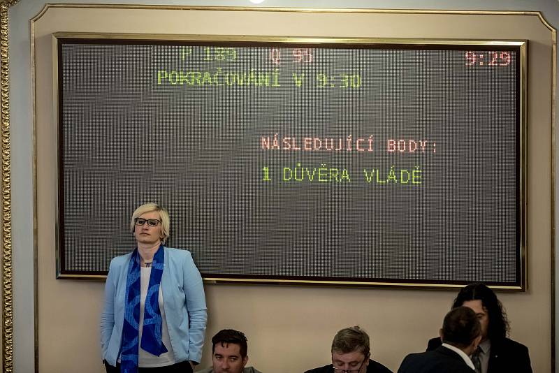 Hlasování o důvěře vlády Andreje Babiše 11. července v Poslanecké sněmovně v Praze.