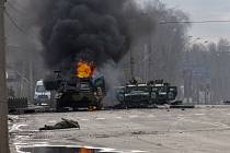 Tvrdé boje v ukrajinském městě Charkov. Ilustrační foto.