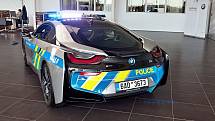 BMW i8 ve službách Policie ČR.