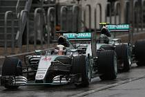 Lewis Hamilton a Nico Rosberg