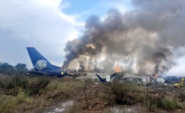 Nehoda letadla na severu Mexika