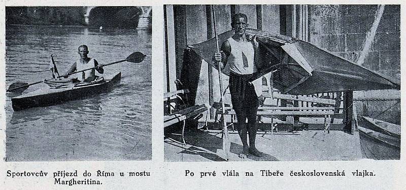 Emerich Rath v Itálii v roce 1921