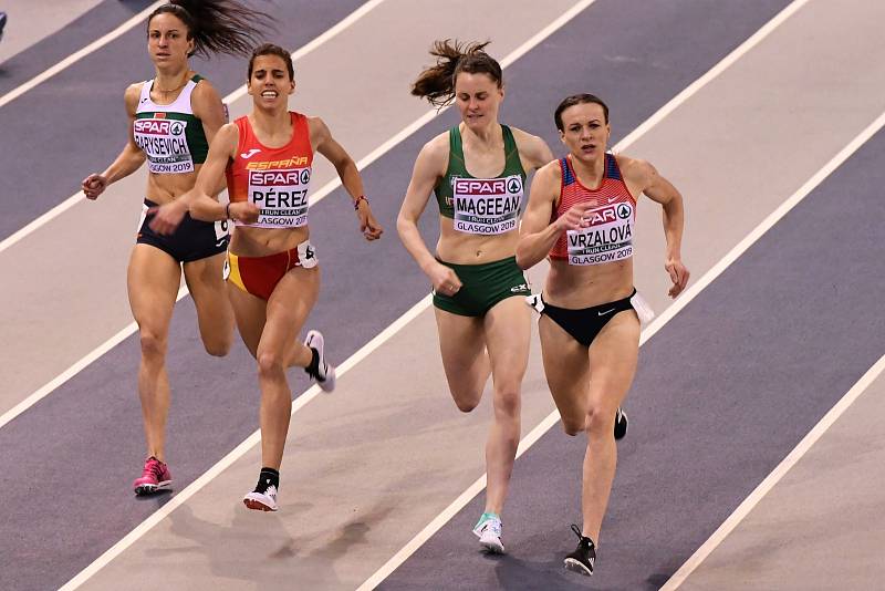 Simona Vrzalová, rozběh na 1 500 m