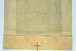 Listina Karla IV. pražskému arcibiskupovi, ve které mu uděluje privilegium korunovat české krále