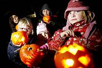 Oslavy svátku Halloween v pražské Botanické zahradě.