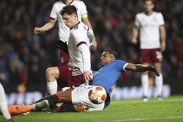 Glasgow Rangers - Sparta Praha (Ladislav Krejčí ml., Alfredo Morelos).