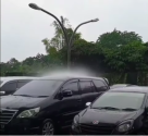 Superlokální déšť byl zaznamenán v pondělí v Indonésii.