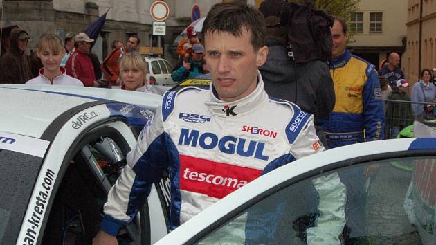 Roman Kresta na Mogul Šumava Rallye Klatovy. 