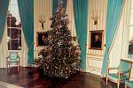 V roce 1963 byl oficiální stromek v Modrém pokoji Bílého domu pouze drobný. Národ totiž ještě oplakával zavražděného prezidenta Johna F. Kennedyho. V Bílém domě už tou dobou sídlil jeho nástupce, Lyndon B. Johnson s manželkou Claudii Johnsonovou.