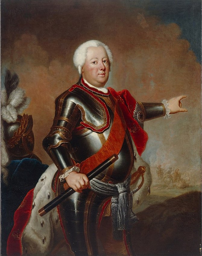 Pruský král Fridrich Vilém I. položil základy proslulého pruského militarismu a tradici oblékání pruských panovníků do uniforem. Přezdívalo se mu Kaprál na trůně
