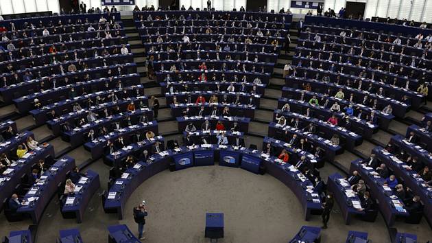 Jednání Evropského parlamentu ve Štrasburku 5. dubna 2022.