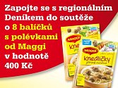 Zapojte se s regionálním  Deníkem do soutěže o 8  balíčků s polévkami od Maggi v hodnotě 400,- Kč.