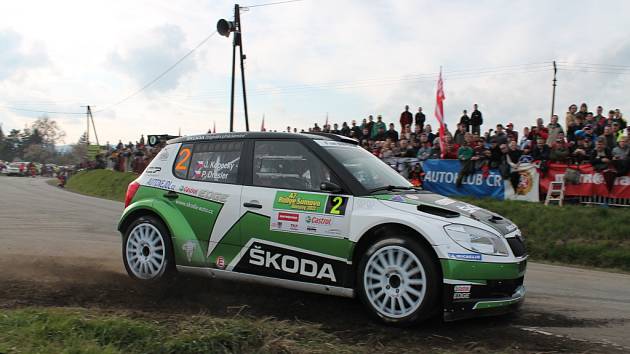 Jan Kopecký na Rallye Šumava.