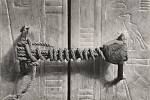 Neporušená pečeť na vstupu do Tutanchamovy hrobky