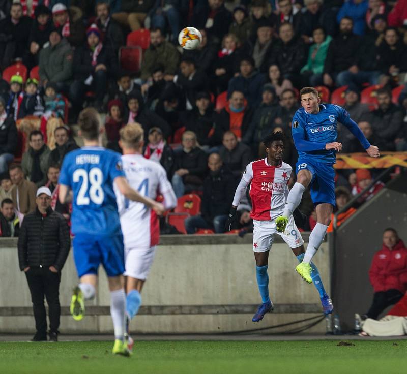 SK Slavia Praha vs. KRC Genk.